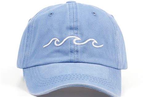 Abstract Monogram Wave Hat 